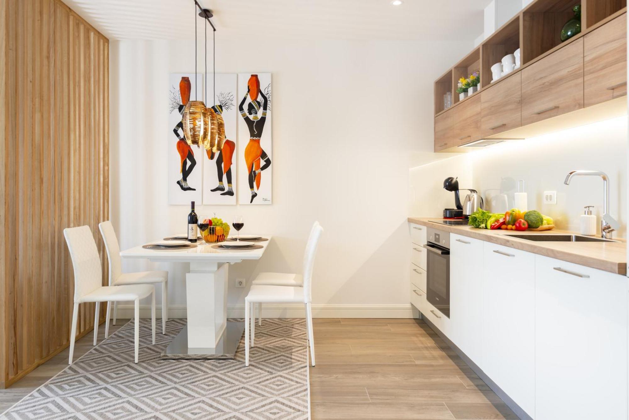 Lustica Apartments Central Tivat Værelse billede